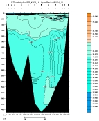 CTD SALINITY PLOT, entire section